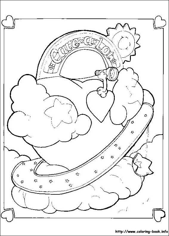 The Care Bears coloring picture